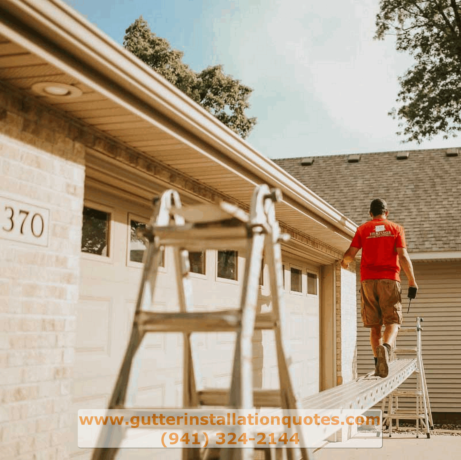 Veteran-owned gutter installation service Sumterville
