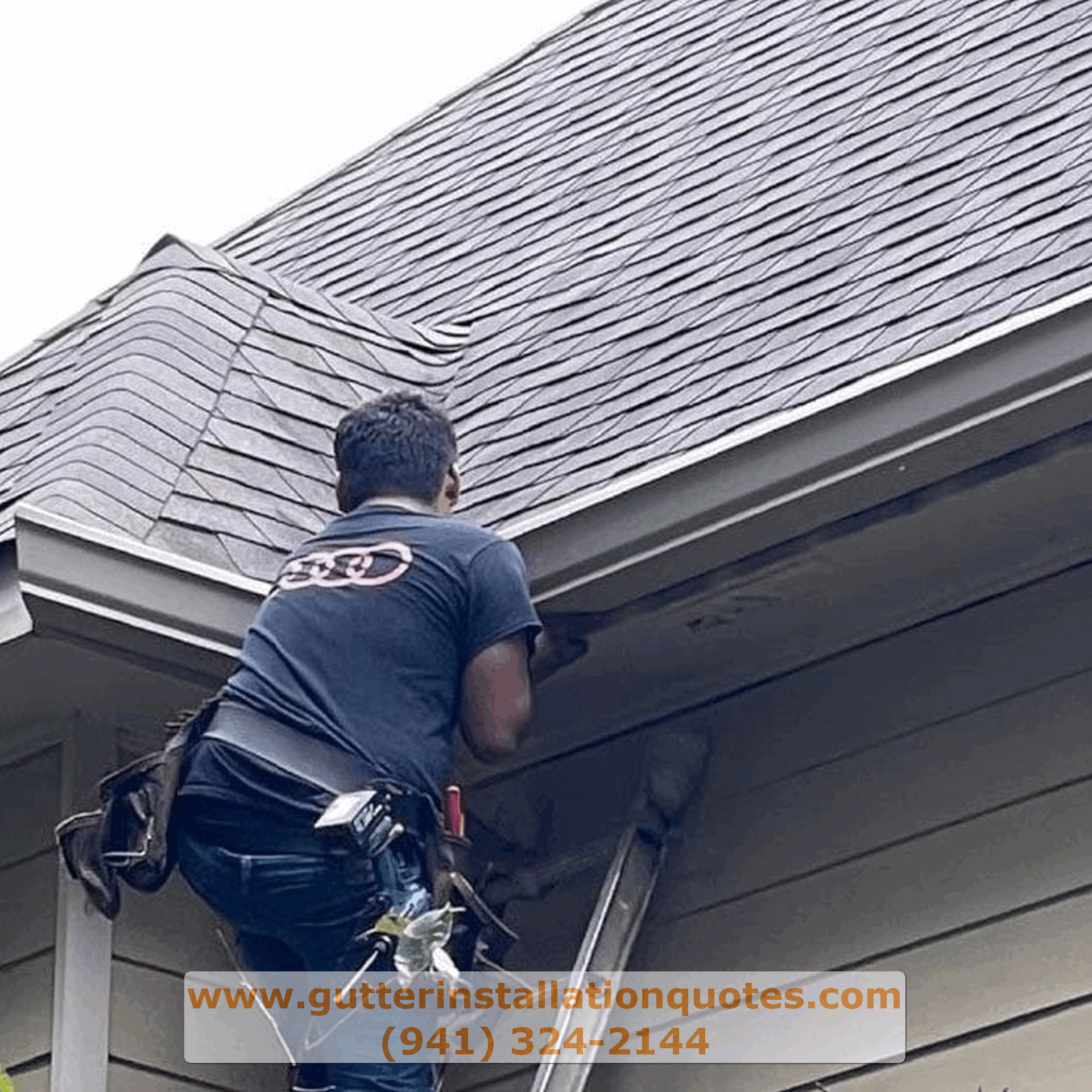 Gutter installation in Thonotosassa, Florida
