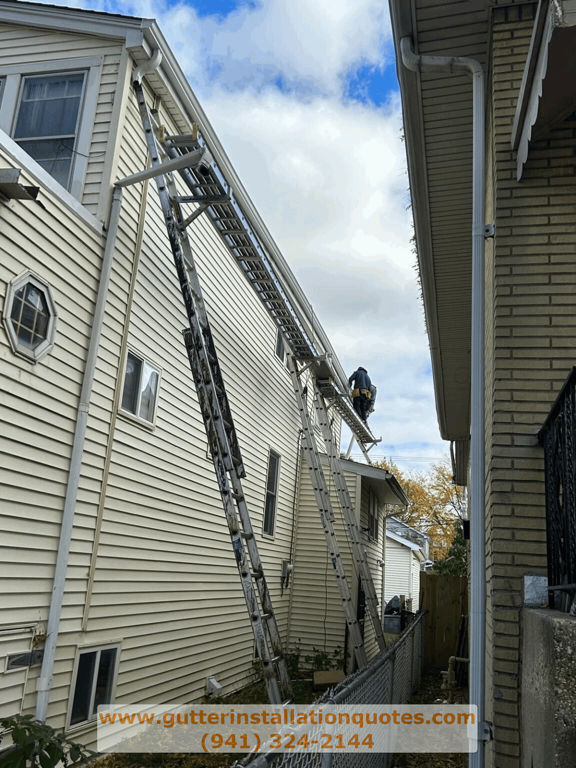 Veteran-owned gutter installation service Goldenrod