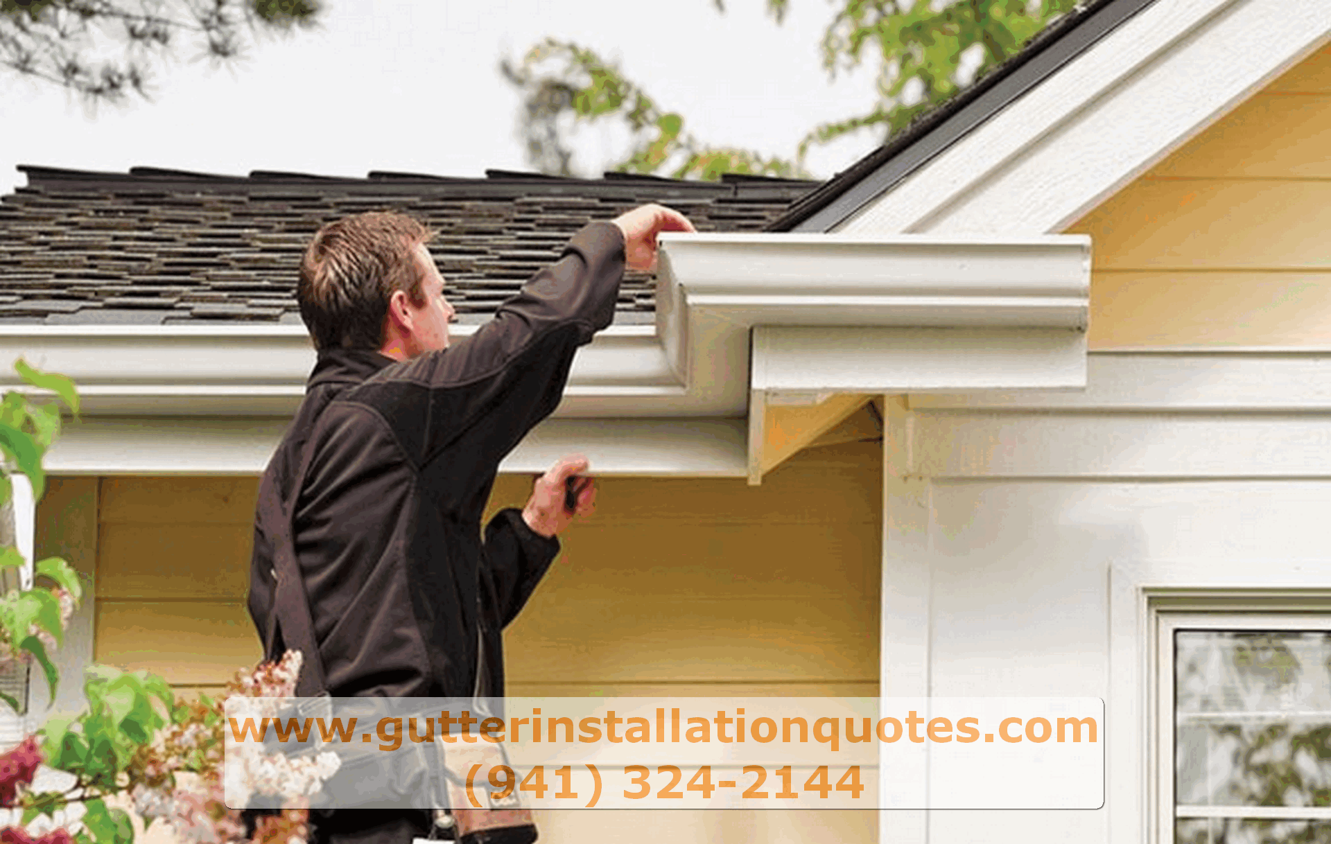 Veteran-owned gutter installation service Ona