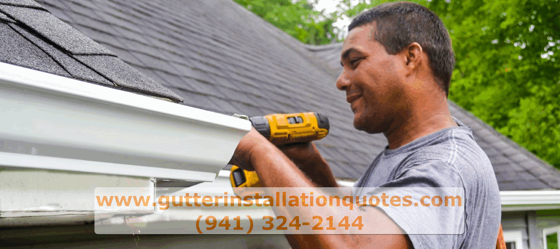 Gutter installation in Sumterville, Florida