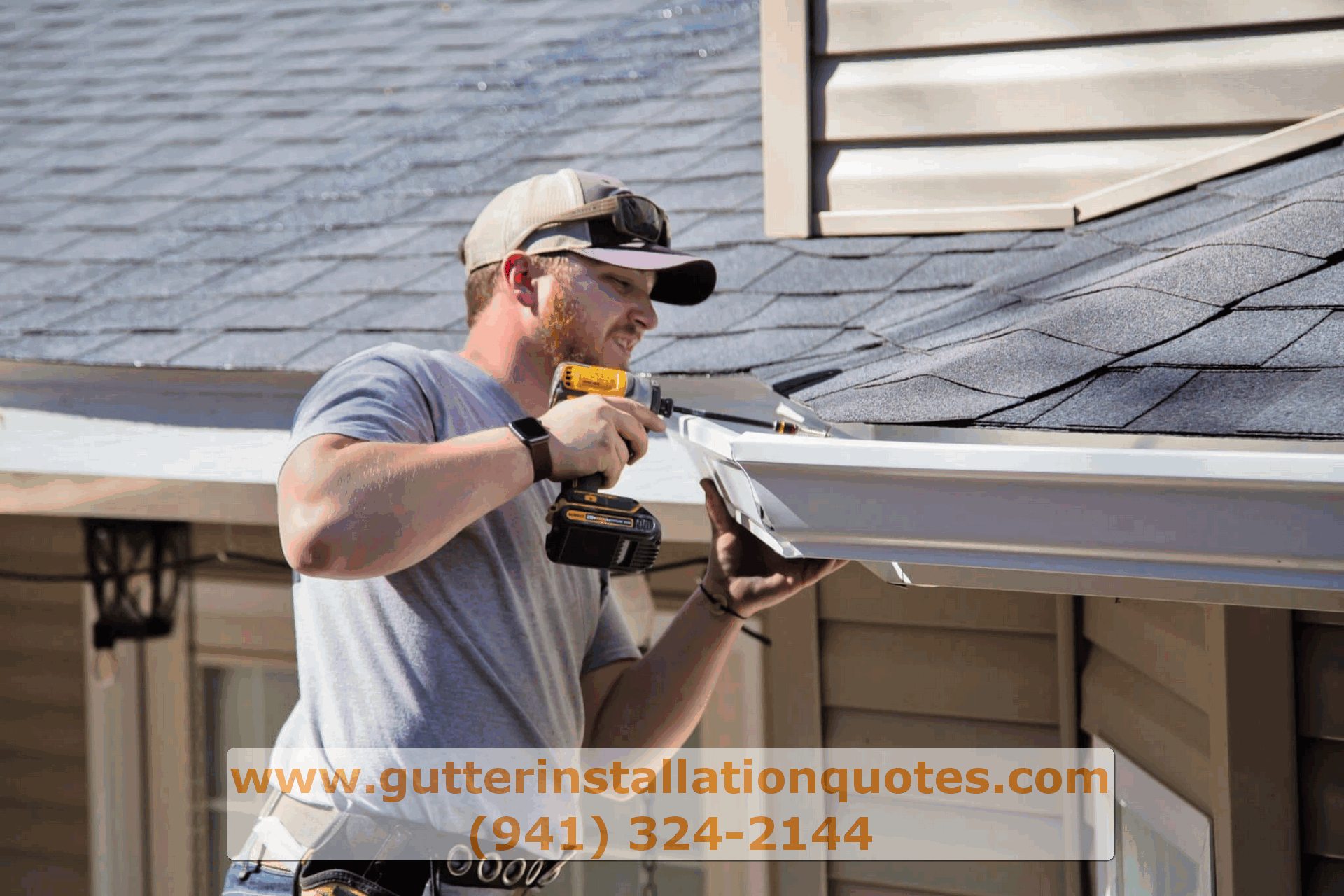 Gutter installation in Leesburg, Florida
